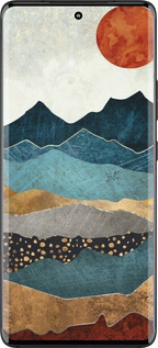 Силиконовый чехол Янтарный закат для Motorola Edge 30 Fusion 5G - 6475u-3198 изображение 