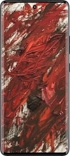Силиконовый чехол Абстрактная композиция в красных тонах для Motorola Edge 30 Fusion 5G - 6541u-3198 изображение 