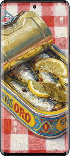 Силиконовый чехол Vintage Sardine Tin Phone для Motorola Edge 30 Fusion 5G - 6772u-3198 изображение 