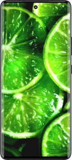 Силиконовый чехол Зелёные дольки лимона для Motorola Edge 30 Fusion 5G - 852u-3198 изображение 