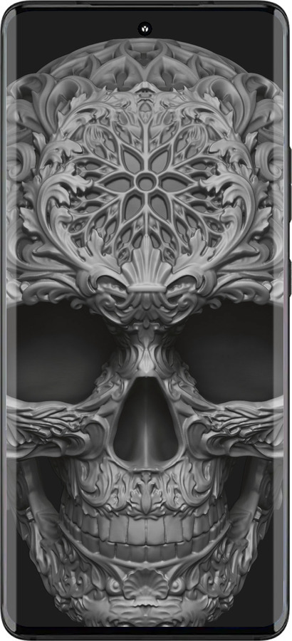 Силиконовый чехол skull-ornament для Motorola Edge 30 Fusion 5G - 4101u-3198 изображение 