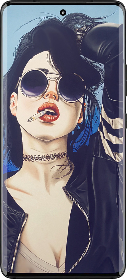 Силиконовый чехол Девушка на стиле для Motorola Edge 30 Fusion 5G - 4151u-3198 изображение 