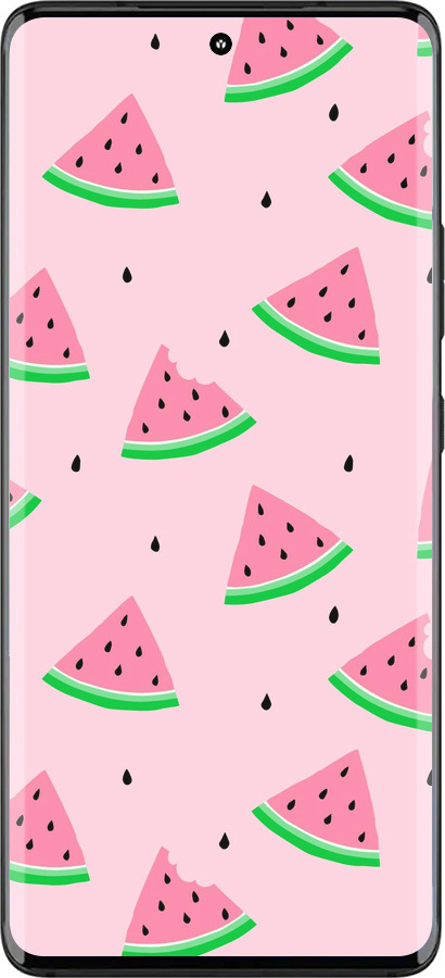 Силиконовый чехол Розовый арбуз для Motorola Edge 30 Fusion 5G - 4314u-3198 изображение 