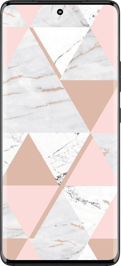 Силиконовый чехол Мраморная симметрия для Motorola Edge 30 Fusion 5G - 4344u-3198 изображение 