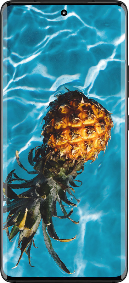 Силіконовий чехол Ананас на воді для Motorola Edge 30 Fusion 5G - 4384u-3198 изображение 