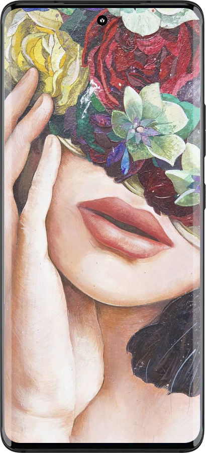 Силіконовий чехол Head Flower для Motorola Edge 30 Fusion 5G - 4460u-3198 изображение 