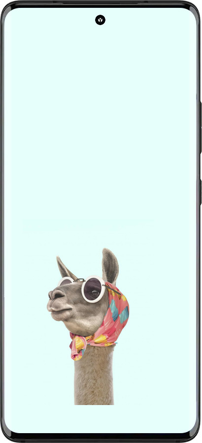 Силиконовый чехол Модная лама для Motorola Edge 30 Fusion 5G - 4479u-3198 изображение 