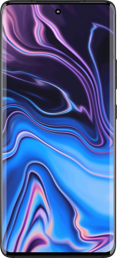 Силиконовый чехол Узор воды для Motorola Edge 30 Fusion 5G - 4491u-3198 изображение 