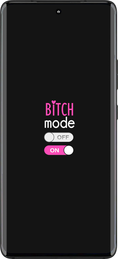 Силиконовый чехол Bitch mode для Motorola Edge 30 Fusion 5G - 4548u-3198 изображение 