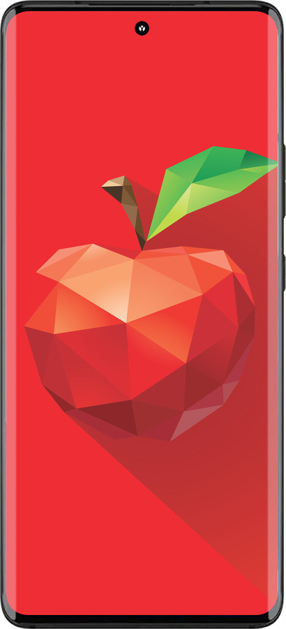 Силиконовый чехол Яблоко для Motorola Edge 30 Fusion 5G - 4696u-3198 изображение 