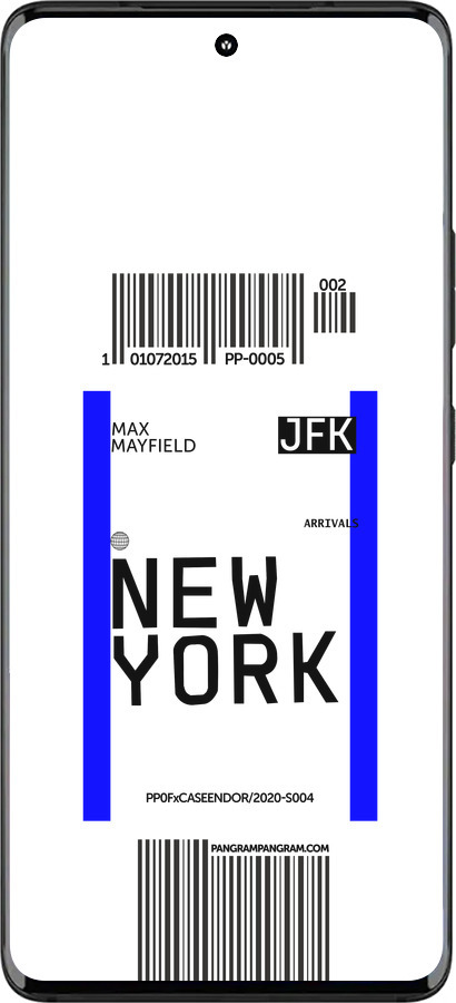 Силиконовый чехол New York для Motorola Edge 30 Fusion 5G - 4861u-3198 изображение 