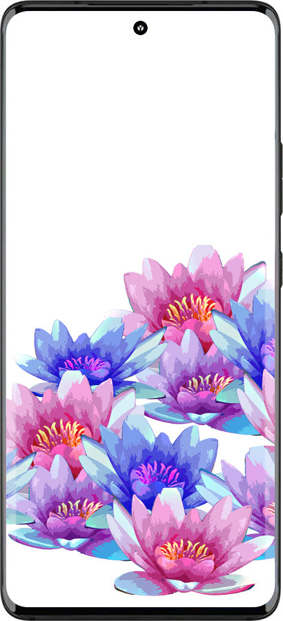 Силиконовый чехол Лотос для Motorola Edge 30 Fusion 5G - 4862u-3198 изображение 