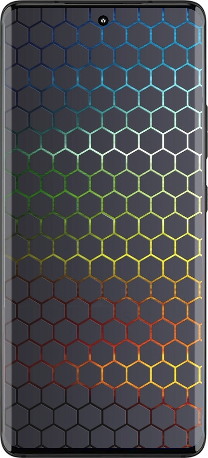 Силиконовый чехол Переливающиеся соты для Motorola Edge 30 Fusion 5G - 498u-3198 изображение 