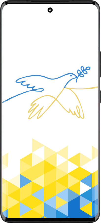 Силиконовый чехол Птица мира для Motorola Edge 30 Fusion 5G - 5231u-3198 изображение 