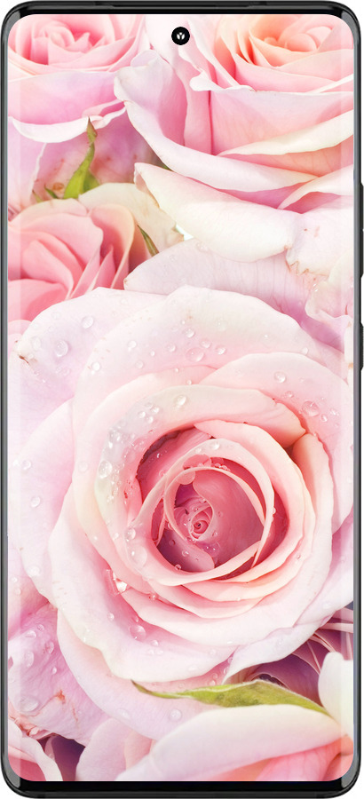 Силіконовий чехол Троянди для Motorola Edge 30 Fusion 5G - 525u-3198 изображение 