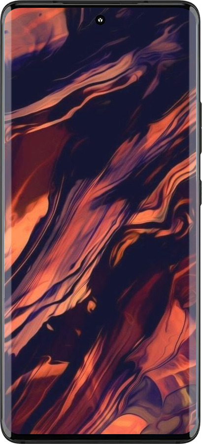 Силіконовий чехол Чорно-помаранчева абстракція для Motorola Edge 30 Fusion 5G - 5340u-3198 изображение 