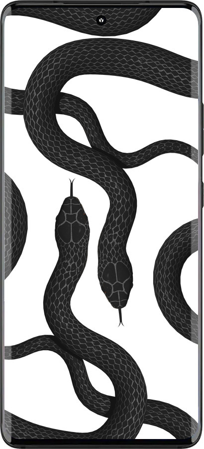 Силиконовый чехол Змеи для Motorola Edge 30 Fusion 5G - 5473u-3198 изображение 