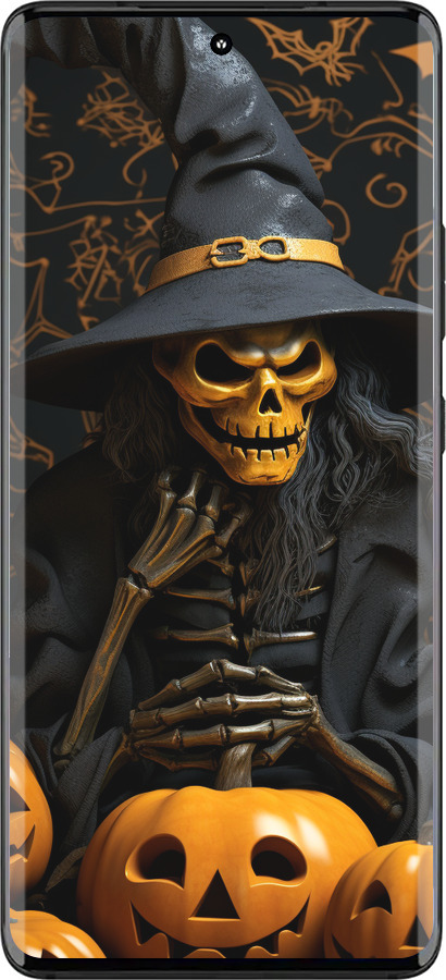Силиконовый чехол Halloween 2 для Motorola Edge 30 Fusion 5G - 5654u-3198 изображение 