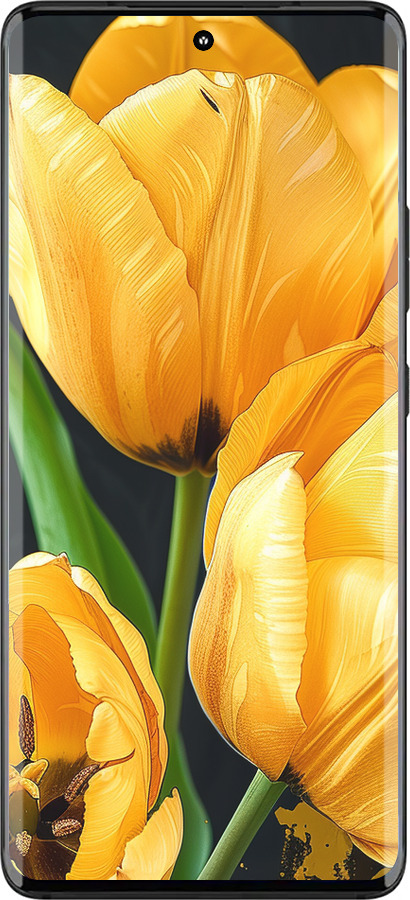 Силиконовый чехол Желтые тюльпаны для Motorola Edge 30 Fusion 5G - 5991u-3198 изображение 