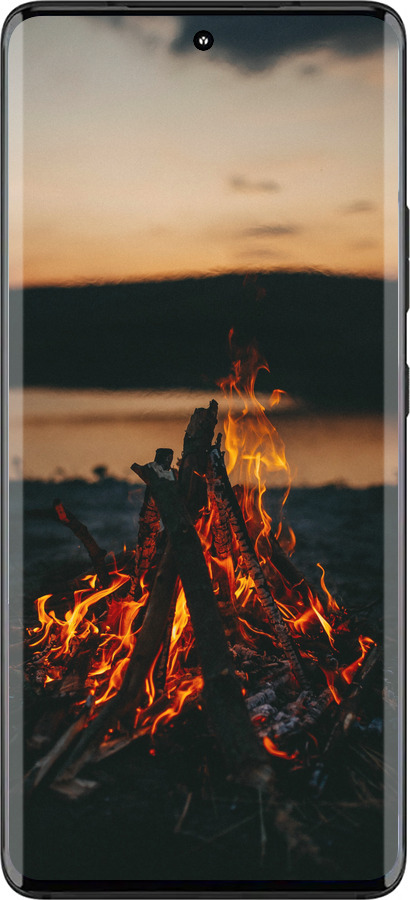 Силиконовый чехол Огонь для Motorola Edge 30 Fusion 5G - 6021u-3198 изображение 