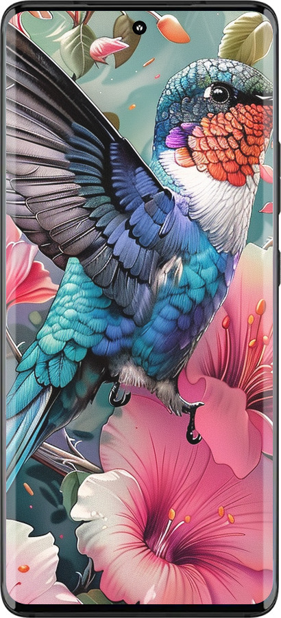 Силіконовий чехол Казкова колібрі для Motorola Edge 30 Fusion 5G - 6051u-3198 изображение 