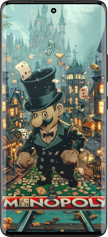 Силіконовий чехол Казковий Monopoly для Motorola Edge 30 Fusion 5G - 6086u-3198 изображение 
