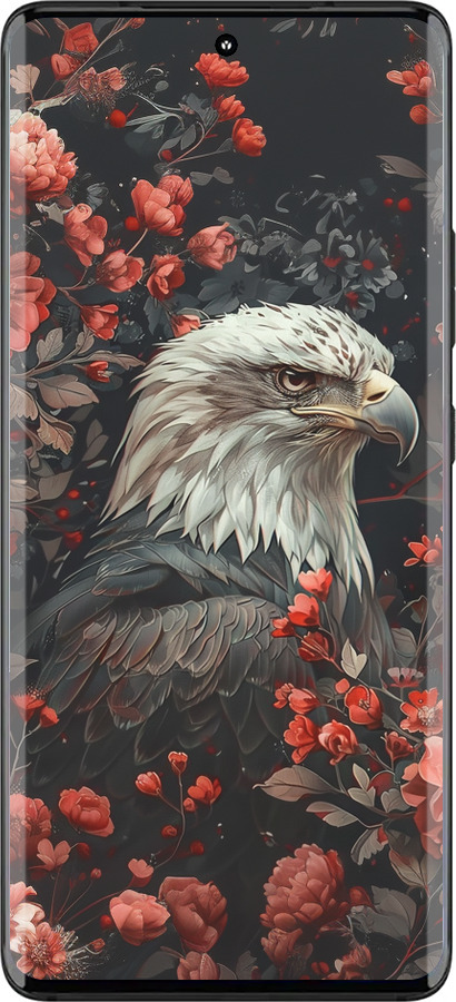Силиконовый чехол Цветочный страж для Motorola Edge 30 Fusion 5G - 6102u-3198 изображение 