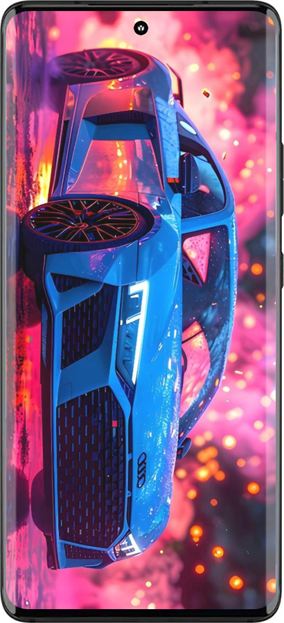 Силиконовый чехол Ауди для Motorola Edge 30 Fusion 5G - 6286u-3198 изображение 