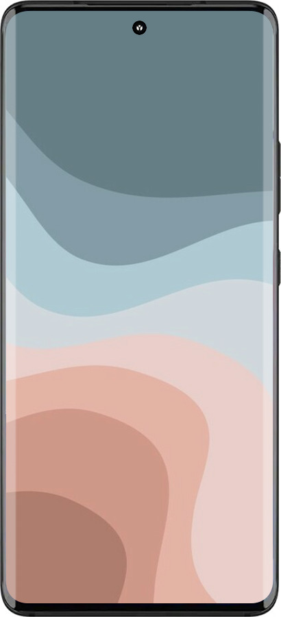 Силиконовый чехол С синими и розовыми волнами в стиле ретро для Motorola Edge 30 Fusion 5G - 6532u-3198 изображение 