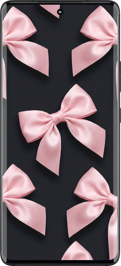 Силіконовий чехол Coquette Ribbons Dark Coquette для Motorola Edge 30 Fusion 5G - 6767u-3198 изображение 