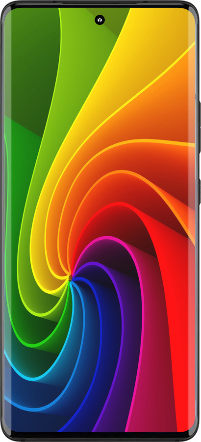 Силиконовый чехол Радужный вихрь для Motorola Edge 30 Fusion 5G - 747u-3198 изображение 
