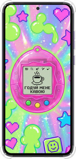 Силикон с усиленными углами чехол Y2K Aesthetic Retro Pet: Годуй мене кавою для Motorola Edge 30 Neo - 6784sp-3256 изображение 