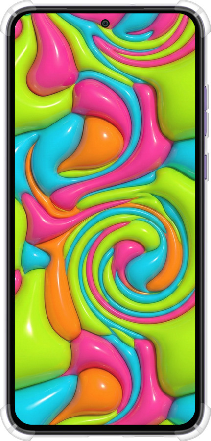 Силикон с усиленными углами чехол Y2K Jelly Dream для Motorola Edge 30 Neo - 6780sp-3256 изображение 