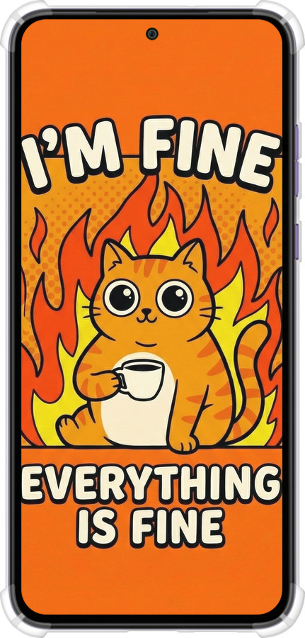 Силіконовий протиударний с посиленими кутами чехол Funny Cat для Motorola Edge 30 Neo - 6786sp-3256 изображение 