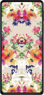 Силиконовый чехол Цветочный узор для Motorola Edge 30 Pro - 1083u-2826 изображение 