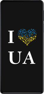 Силиконовый чехол I love UA для Motorola Edge 30 Pro - 1112u-2826 изображение 