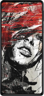 Силиконовый чехол Лицо девушки для Motorola Edge 30 Pro - 1162u-2826 изображение 