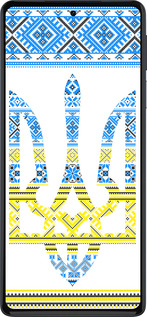 Силіконовий чехол Герб - вишиванка жовто-блакитна  для Motorola Edge 30 Pro - 1197u-2826 изображение 