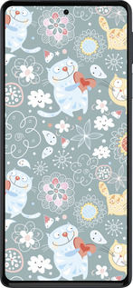 Силиконовый чехол Котята v3 для Motorola Edge 30 Pro - 1223u-2826 изображение 