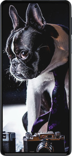 Силиконовый чехол Бульдог-фотограф для Motorola Edge 30 Pro - 142u-2826 изображение 