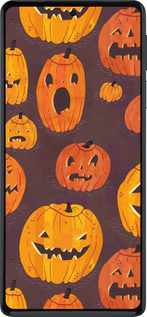 Силиконовый чехол Тыквы на Хеллоуин для Motorola Edge 30 Pro - 233u-2826 изображение 