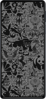 Силиконовый чехол Чёрно-серый стикер бомбинг для Motorola Edge 30 Pro - 2432u-2826 изображение 