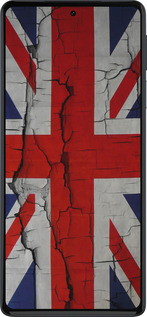 Силиконовый чехол Флаг Великобритании 2 для Motorola Edge 30 Pro - 387u-2826 изображение 