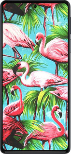 Силиконовый чехол Tropical background для Motorola Edge 30 Pro - 4016u-2826 изображение 