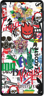 Силіконовий чехол Many different logos для Motorola Edge 30 Pro - 4022u-2826 изображение 