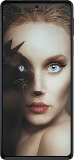 Силиконовый чехол Взгляд женщины и кошки для Motorola Edge 30 Pro - 4041u-2826 изображение 