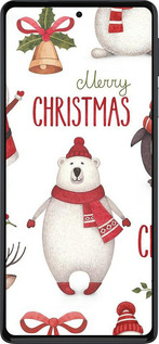 Силиконовый чехол Merry Christmas для Motorola Edge 30 Pro - 4106u-2826 изображение 