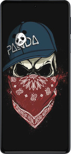 Силиконовый чехол Череп в кепке для Motorola Edge 30 Pro - 4127u-2826 изображение 