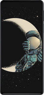 Силіконовий чехол Астронавт для Motorola Edge 30 Pro - 4134u-2826 изображение 