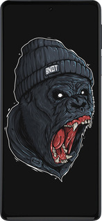 Силиконовый чехол Обезьяна в ярости для Motorola Edge 30 Pro - 4137u-2826 изображение 